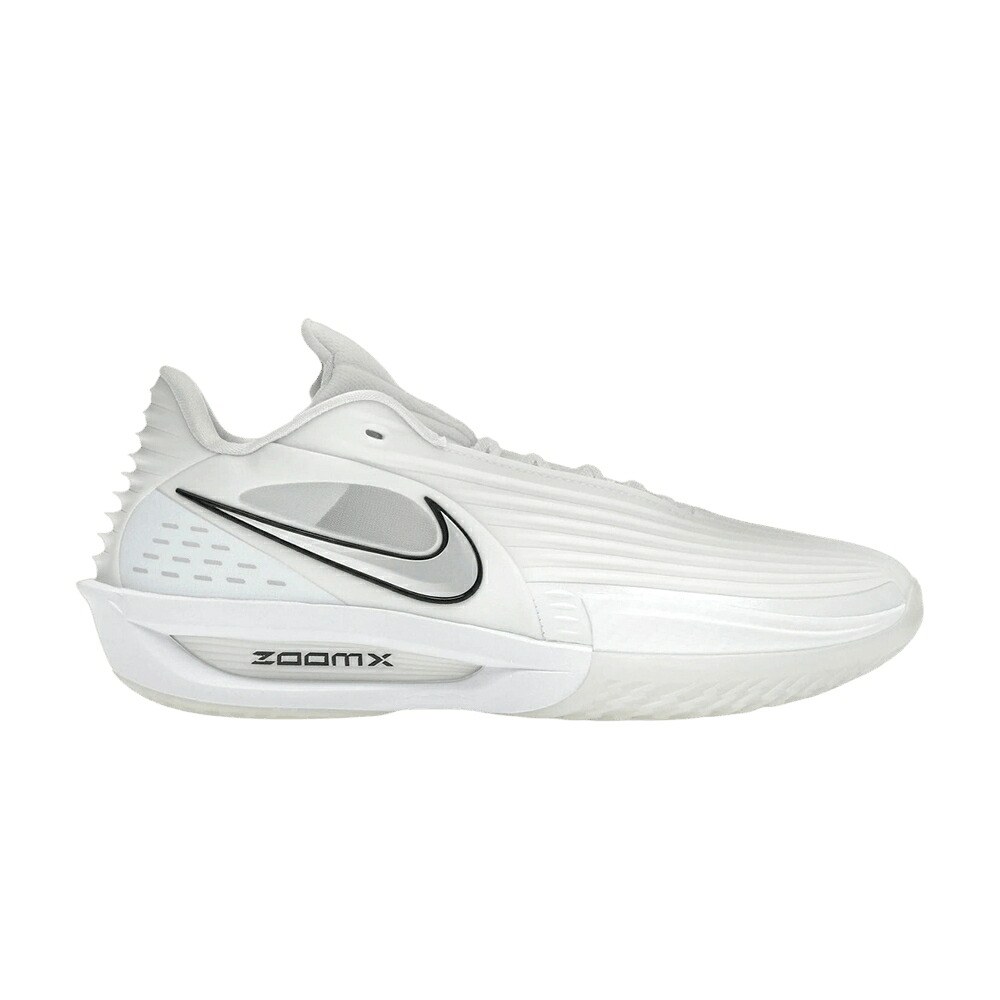ナイキ 望遠レンズ ターボ 白いこと 白いこと しろがね色 しろがね色 \u0027WHITE SILVER\u0027 スニーカー メンズ NIKE AIR ZOOM GT CUT 3 TURBO EP METALLIC / WHITE METALLIC SILVER