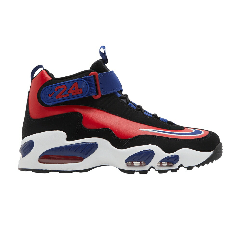 ナイキ グリフィー マックス 黒色 ブラック ディープ 青色 ブルー ALTERNATE USA スニーカー メンズ NIKE AIR GRIFFEY MAX 1 / BLACK DEEP ROYAL BLUE UNIVERSITY