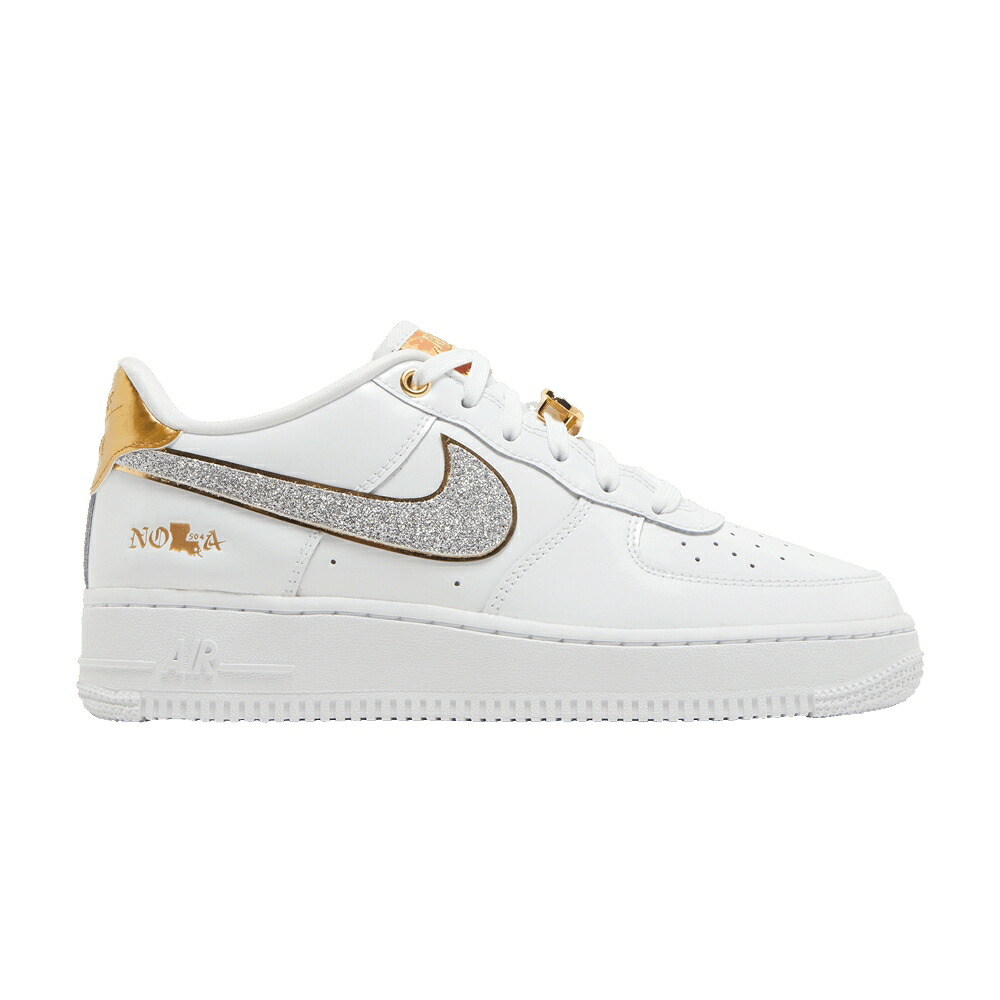 ナイキ 白色 ホワイト ゴールド エアフォース 'NOLA' ジュニア キッズ NIKE AIR FORCE 1 LOW GS / WHITE MULTI COLOR METALLIC GOLD ベビー マタニティ スニーカー 51,300円