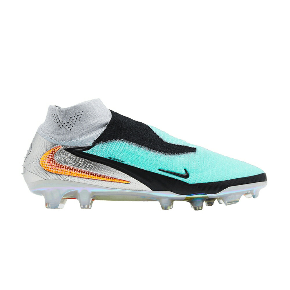 ナイキ ハイ エリート 黒色 ブラック CHROME BLACK スニーカー メンズ NIKE PHANTOM 6 HIGH ELITE FG / CHROME BLACK