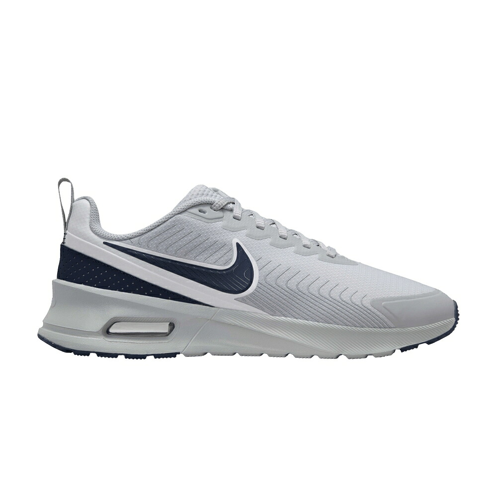 ナイキ マックス 灰色 グレー 白色 ホワイト エアマックス 'LIGHT OBSIDIAN' スニーカー メンズ NIKE AIR MAX NUAXIS SMOKE GREY / LIGHT SMOKE GREY CYBER WHITE｜スニケス