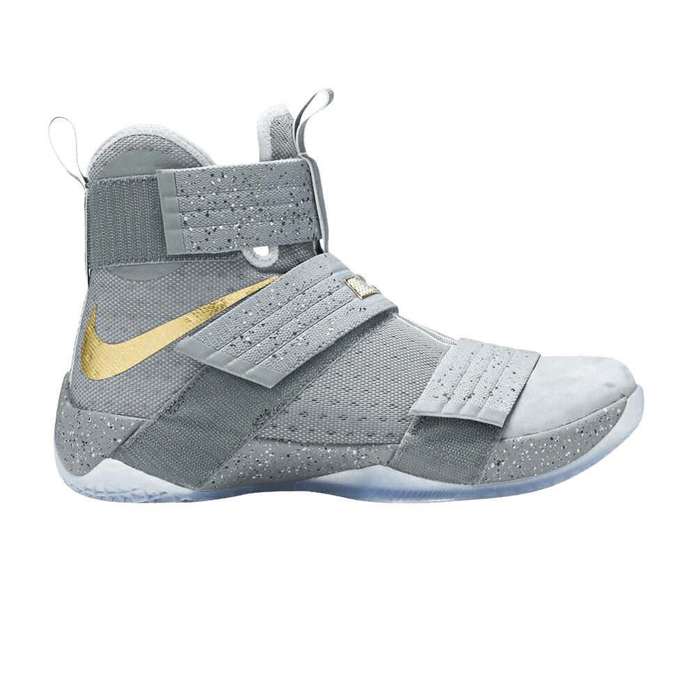 ナイキ レブロン ソルジャー クール 灰色 グレー ゴールド 'BATTLE GREY' スニーカー メンズ NIKE LEBRON SOLDIER 10 EP / COOL GREY GOLD WOLF GREY
