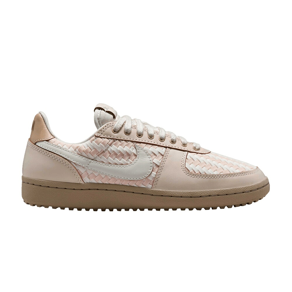 ナイキ 活動の領域 将星 パール 白いこと 白いこと カーキ \u0027WOVEN\u0027 スニーカー レディース NIKE WMNS FIELD GENERAL 82 / PEARL WHITE KHAKI VACHETTA TAN