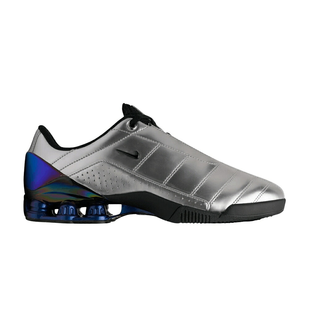ナイキ ショックス 銀色 シルバー 黒色 ブラック 'METALLIC BLACK' スニーカー レディース NIKE MAHA X WMNS TOTAL 90 SECUTOR SHOX MAGIA SILVER / METALLIC SILVER BLACK｜スニケス