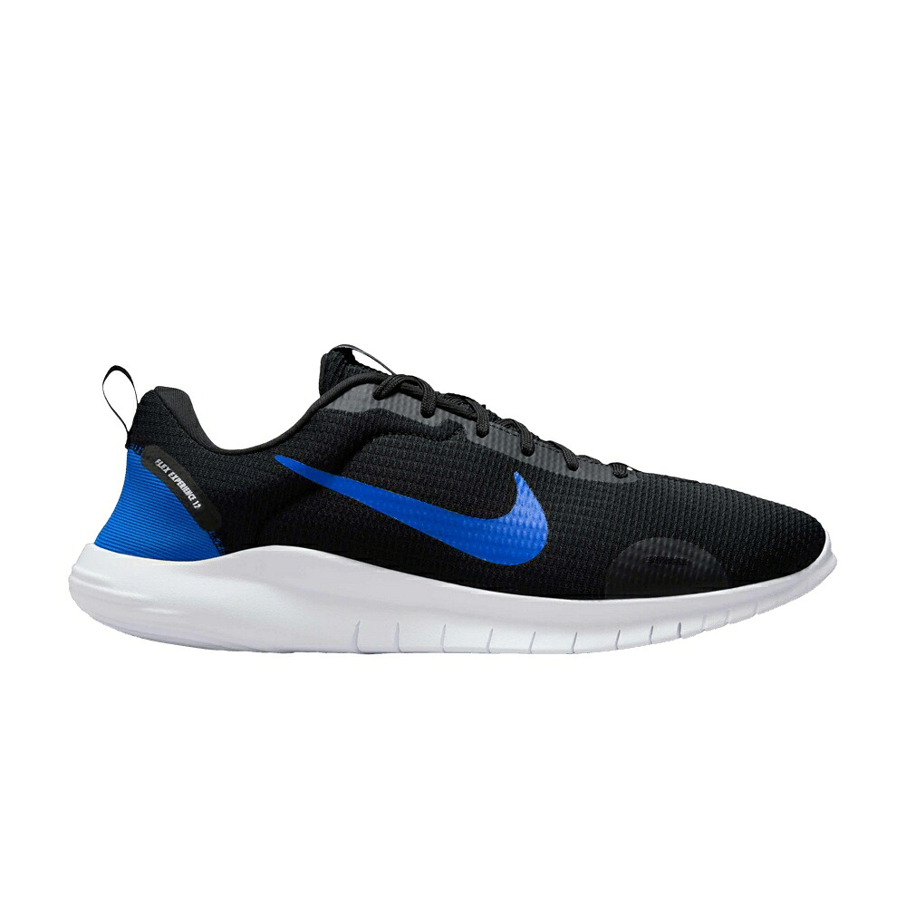 ナイキ エクスペリエンス ラン 黒色 ブラック 白色 ホワイト 青色 ブルー 'BLACK BLUE' スニーカー メンズ NIKE FLEX EXPERIENCE RUN 12 RACER / BLACK WHITE RACER BLUE
