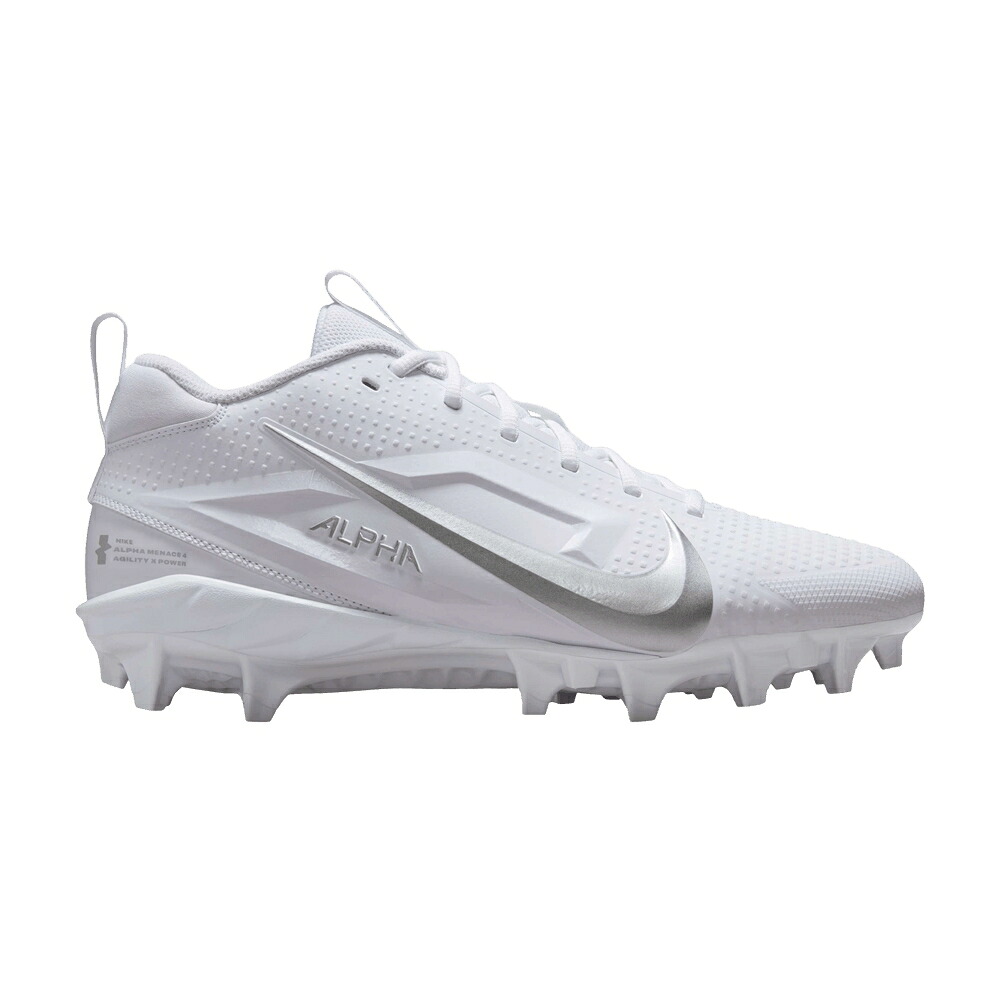 ナイキ アルファ 白いこと 白いこと しろがね色 しろがね色 \u0027WHITE SILVER\u0027 スニーカー メンズ NIKE ALPHA MENACE 4 VARSITY METALLIC / WHITE METALLIC SILVER メンズ靴-スニーカー