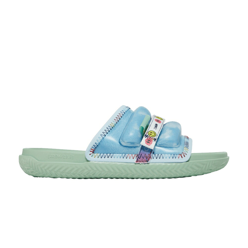 ナイキ サンダル 青色 ブルー 白色 ホワイト J. スニーカー メンズ NIKE BALVIN X JORDAN SUPER PLAY SLIDE / CELESTINE BLUE WHITE ENAMEL｜スニケス