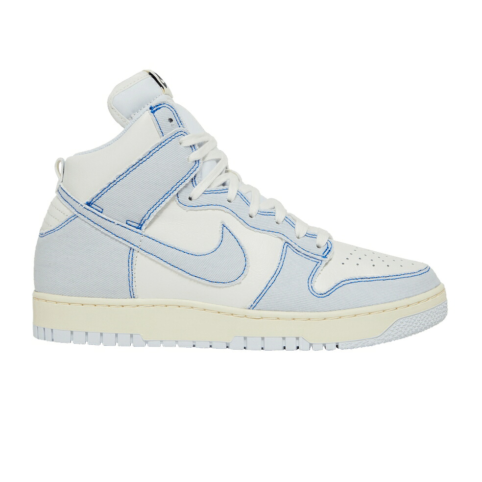 ナイキ ダンク ご機嫌 白いこと 白いこと 薄墨色 薄墨色 ダンクハイ \u0027BLUE DENIM\u0027 スニーカー メンズ NIKE DUNK HIGH 1985 / SUMMIT WHITE FOOTBALL GREY ROYAL