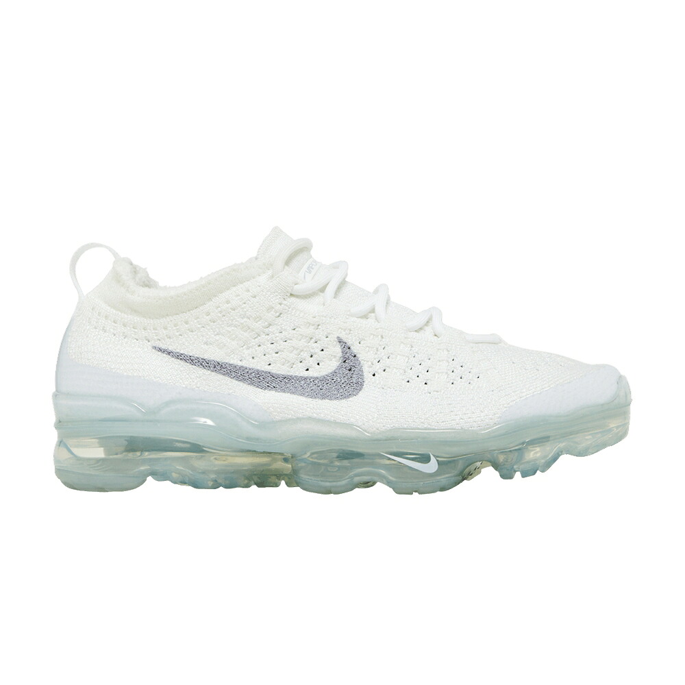 ナイキ フライニット 白色 ホワイト ピュア プラチナム エアヴェイパーマックス 'PURE PLATINUM' スニーカー レディース NIKE WMNS AIR VAPORMAX 2023 FLYKNIT / WHITE PURE PLATINUM METALLIC