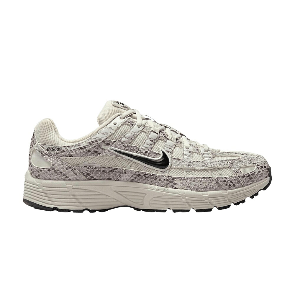 ナイキ 黒色 ブラック 'LIGHT BLACK' スニーカー レディース NIKE WMNS P-6000 SE BONE / LIGHT BONE LIGHT BONE BLACK|スニケス