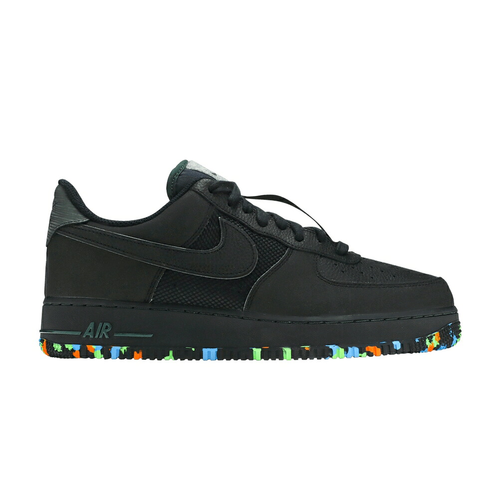 ナイキ 黒色 ブラック アクション 緑 グリーン エアフォース 'ALL PARKS' スニーカー メンズ NIKE AIR FORCE 1 LOW FOR - NYC / BLACK ACTION GREEN EVERGREEN