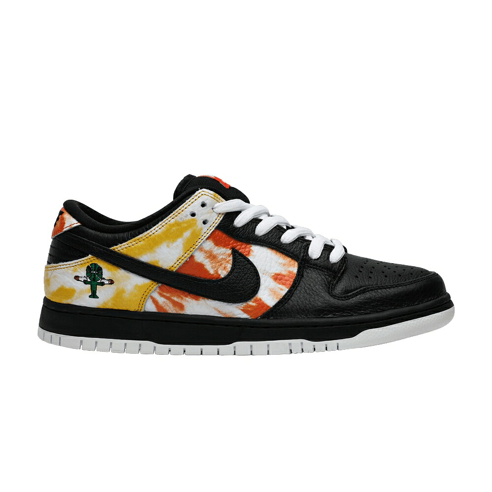 ナイキ ダンク エスビー 黒いこと 黒いこと 橙 オレンジ色 \u0027TIEDYE BLACK\u0027 スニーカー メンズ NIKE DUNK SB LOW \u0027TIE-DYE RAYGUN - / BLACK ORANGE FLASH BLACK