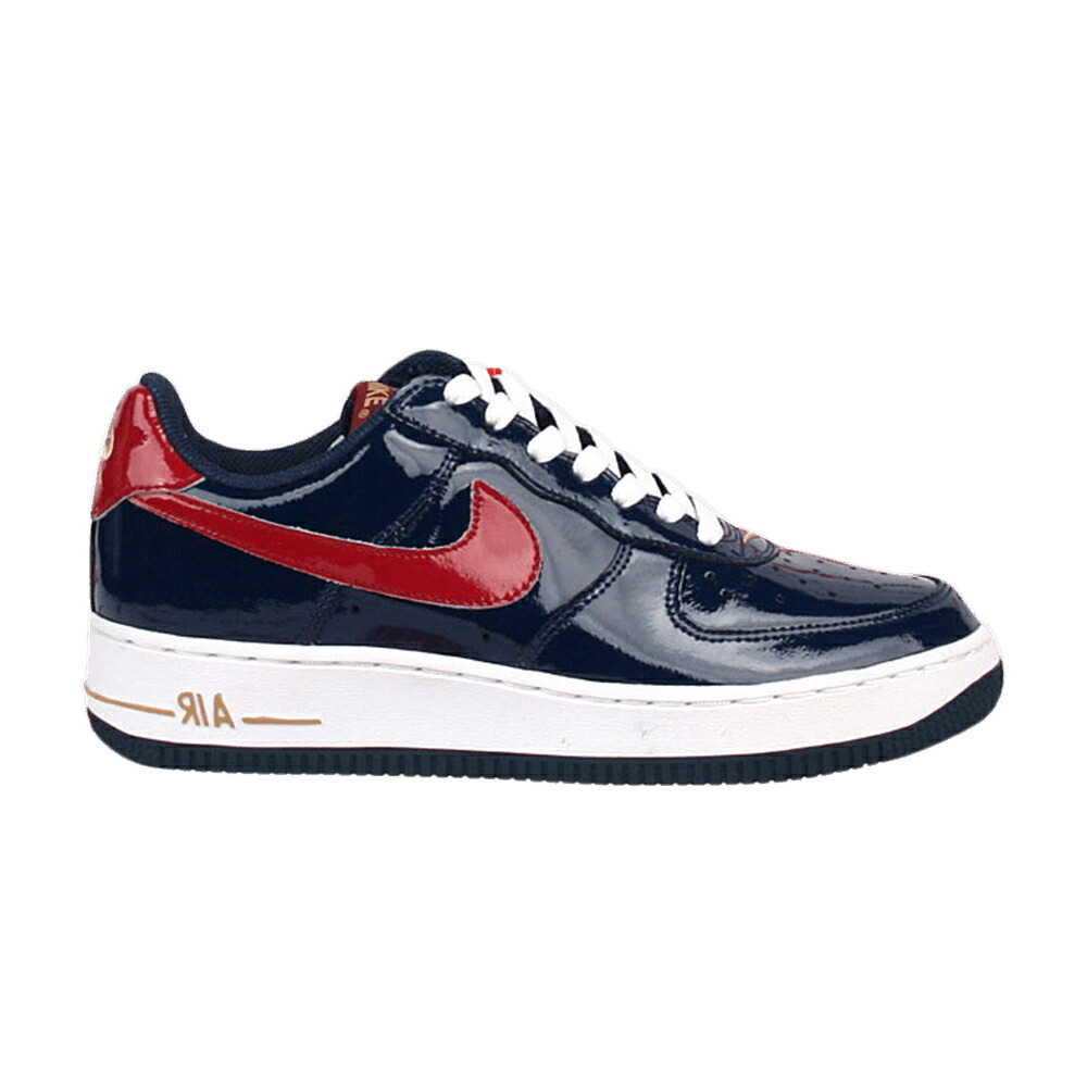 ナイキ 紺色 米国海軍 クリムゾン 空軍 スニーカー メンズ NIKE AIR FORCE 1 / MIDNIGHT NAVY VARSITY CRIMSON