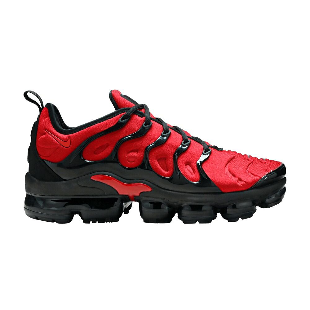 ナイキ 赤 レッド 黒色 ブラック 白色 ホワイト エアヴェイパーマックス 'UNIVERSITY RED' スニーカー メンズ NIKE AIR VAPORMAX PLUS / UNIVERSITY RED BLACK WHITE|スニケス