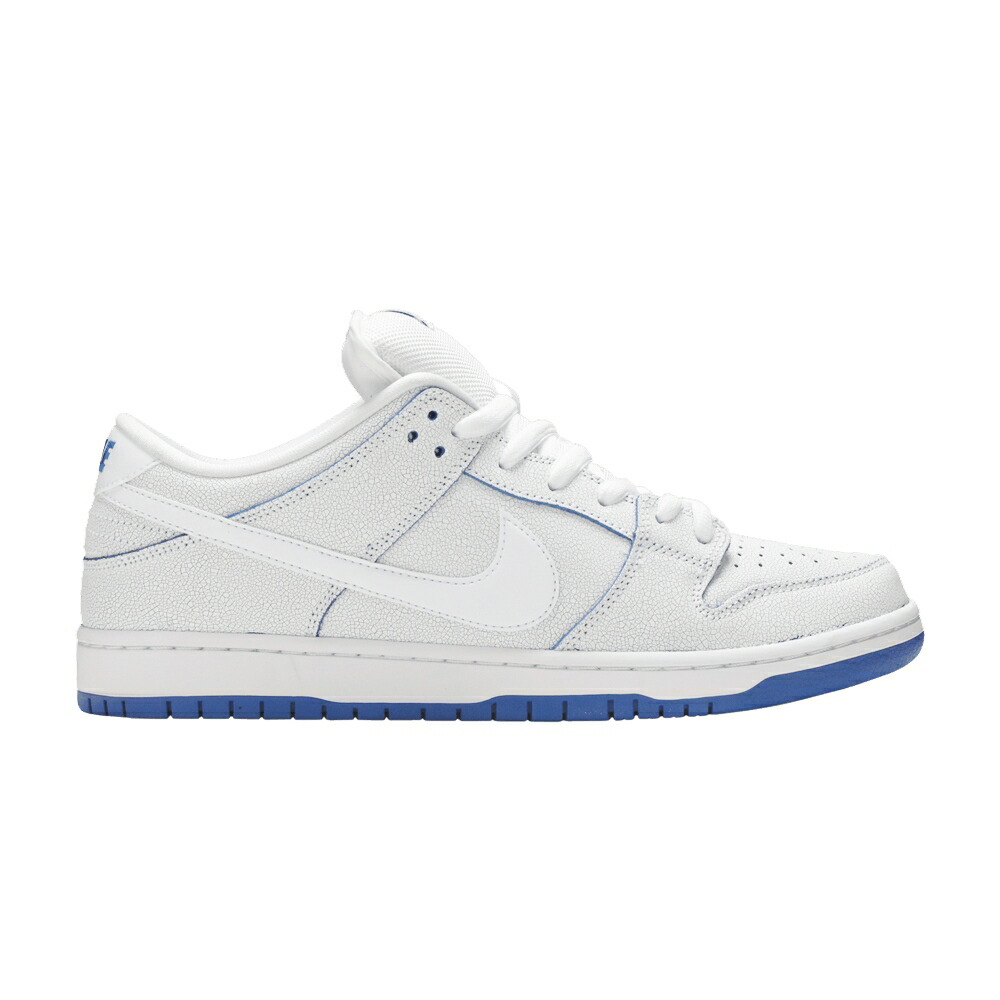 ナイキ ダンク プレミアム エスビー 白色 ホワイト ゲーム ダンクロー 'CRACKED LEATHER' ゲームロイヤル 青 ブルー スニーカー メンズ NIKE DUNK LOW PREMIUM SB / WHITE WHITE GAME ROYAL