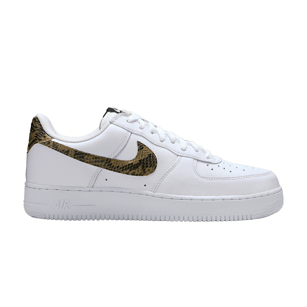 ナイキ 白いこと 白いこと ゴールド 空軍 \u0027IVORY SNAKE\u0027 スニーカー メンズ NIKE AIR FORCE 1 LOW RETRO 2019 / WHITE ELEMENTAL GOLD DARK HAZEL
