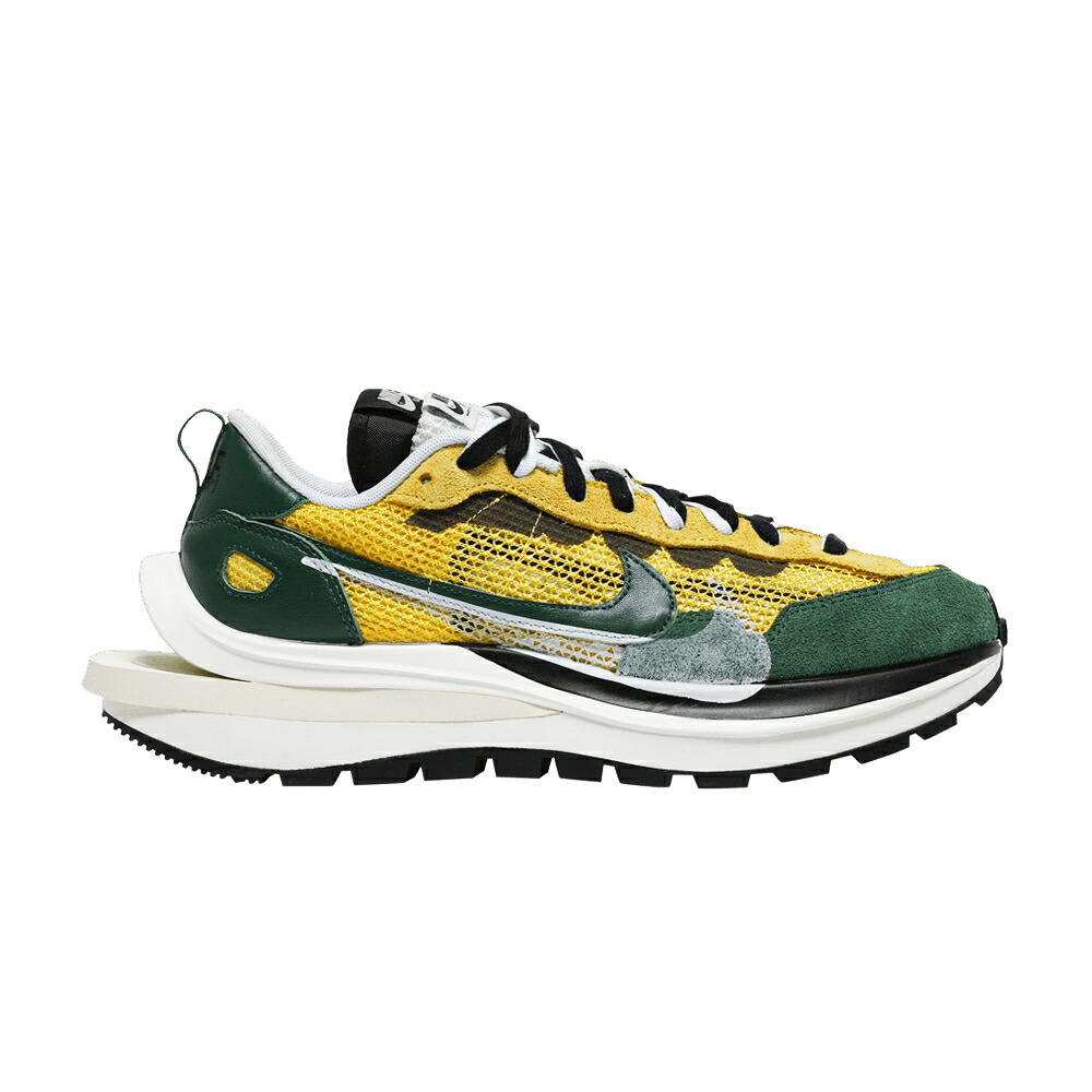 ナイキ 黄味がかった 黄色 闘技場 緑 緑であること \u0027TOUR YELLOW\u0027 スニーカー メンズ NIKE SACAI X VAPORWAFFLE / TOUR YELLOW STADIUM GREEN SAIL