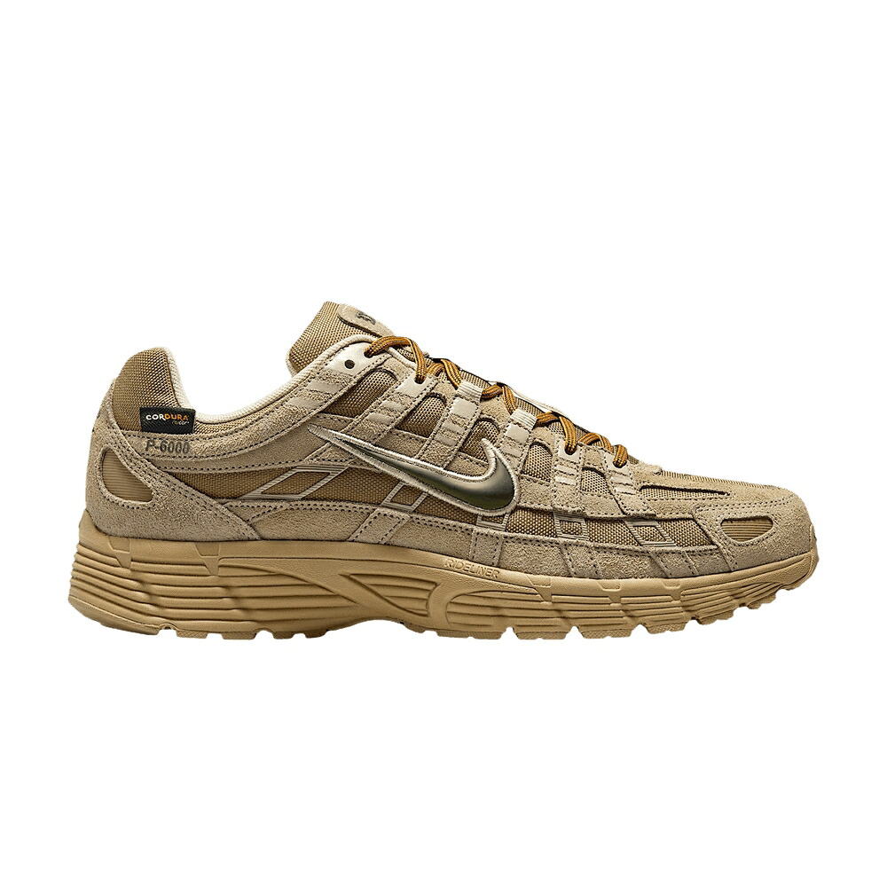 ナイキ 割り増し金 カーキ \u0027FILBERT KHAKI\u0027 スニーカー メンズ NIKE P-6000 PREMIUM CORDURA DESERT / FILBERT DESERT KHAKI LIGHT KHAKI 靴-メンズ靴
