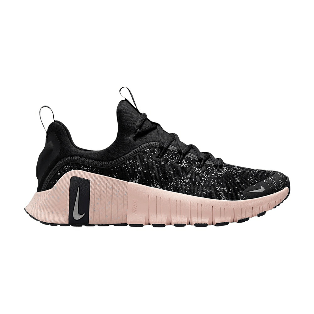 ナイキ フリー 黒色 ブラック 赤 レッド 銀色 シルバー BLACK SILVER スニーカー レディース NIKE WMNS FREE METCON 6 SE METALLIC / BLACK SILT RED METALLIC SILVER