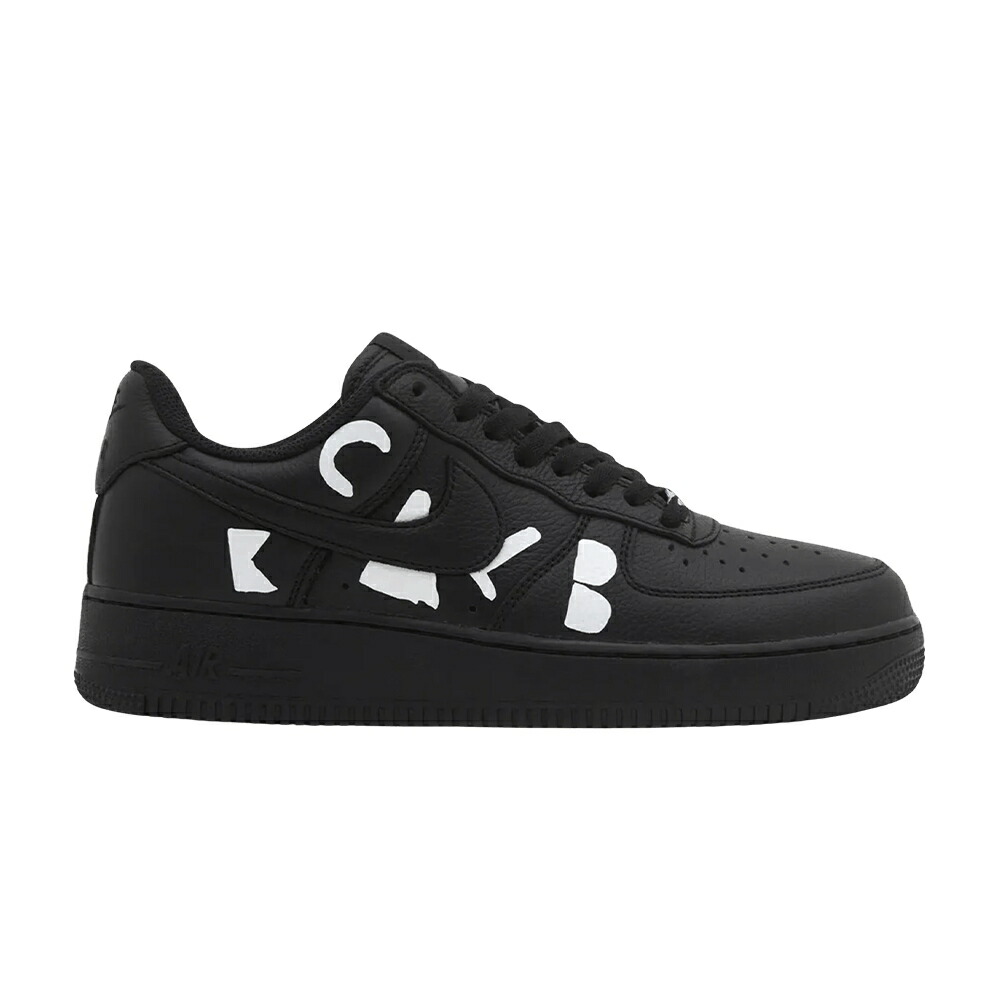 ナイキ 黒色 ブラック ストリート エアフォース BLACK スニーカー メンズ NIKE BLACK COMME DES GAR ONS X AIR FORCE 1 LOW RETRO DOVER STREET MARKET EXCLUSIVE /