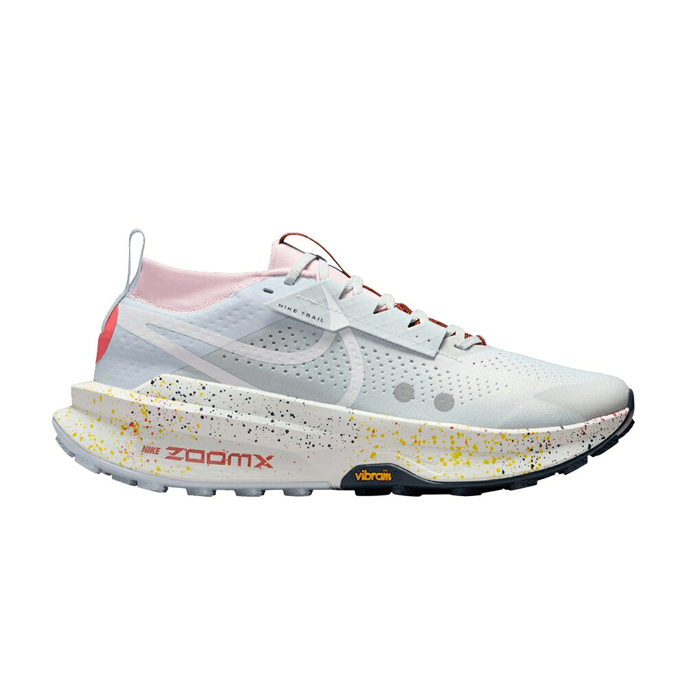 ナイキ ピュア プラチナム 灰色 グレー ピンク 'PLATINUM SPLATTER' スニーカー メンズ NIKE ZOOMX ZEGAMA 2 PAINT / PURE PLATINUM FOOTBALL GREY PINK