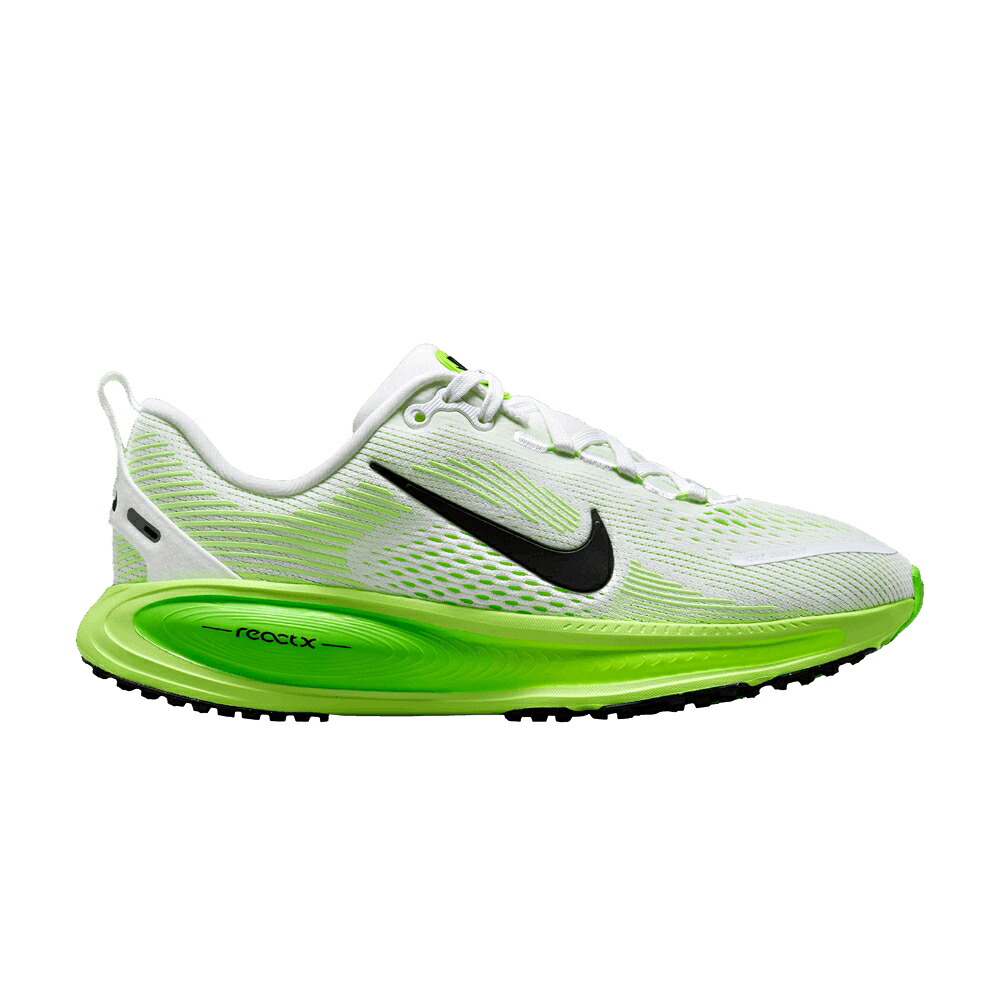 ナイキ 白色 ホワイト 緑 グリーン 黒色 ブラック 'ELECTRIC GREEN' ジュニア キッズ NIKE VOMERO 18 GS / WHITE ELECTRIC GREEN VOLT BLACK ベビー マタニティ スニーカー｜スニケス