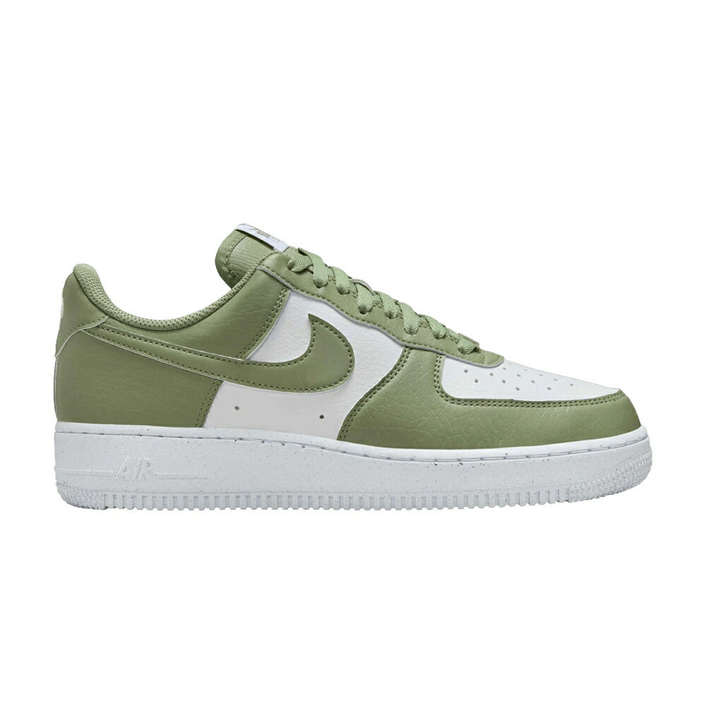 ナイキ 白いこと 白いこと 緑 緑であること 空軍 \u002707 \u0027OIL GREEN\u0027 スニーカー レディース NIKE WMNS AIR FORCE 1 SE NEXT NATURE / WHITE OIL GREEN
