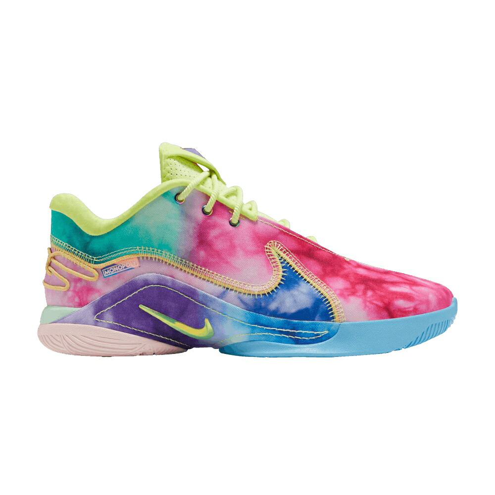 ナイキ レブロン TIEDYE スニーカー メンズ NIKE MONOPOLY X LEBRON 22 EP TIE-DYE / MINT FOAM CERISE LIGHT LEMON
