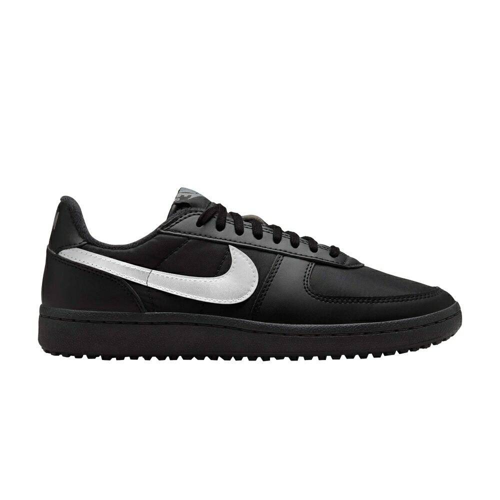 ナイキ フィールド ジェネラル 黒色 ブラック 銀色 シルバー BLACK SILVER スニーカー レディース NIKE WMNS FIELD GENERAL 82 METALLIC / BLACK BLACK METALLIC SILVER