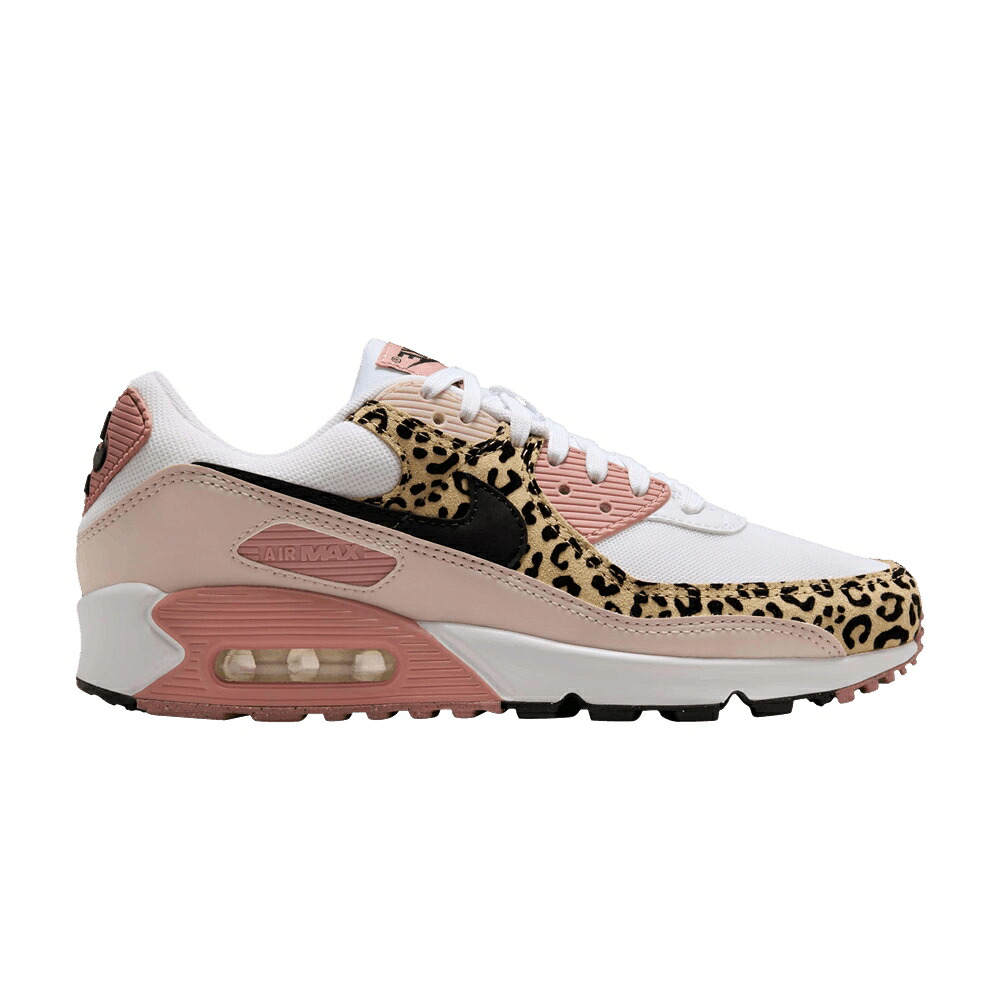 ナイキ マックス 白いこと 白いこと 黒いこと 黒いこと 大気圏マックス \u0027PINK LEOPARD\u0027 スニーカー レディース NIKE WMNS AIR MAX 90 / WHITE BLACK WHITE TERRA BLUSH