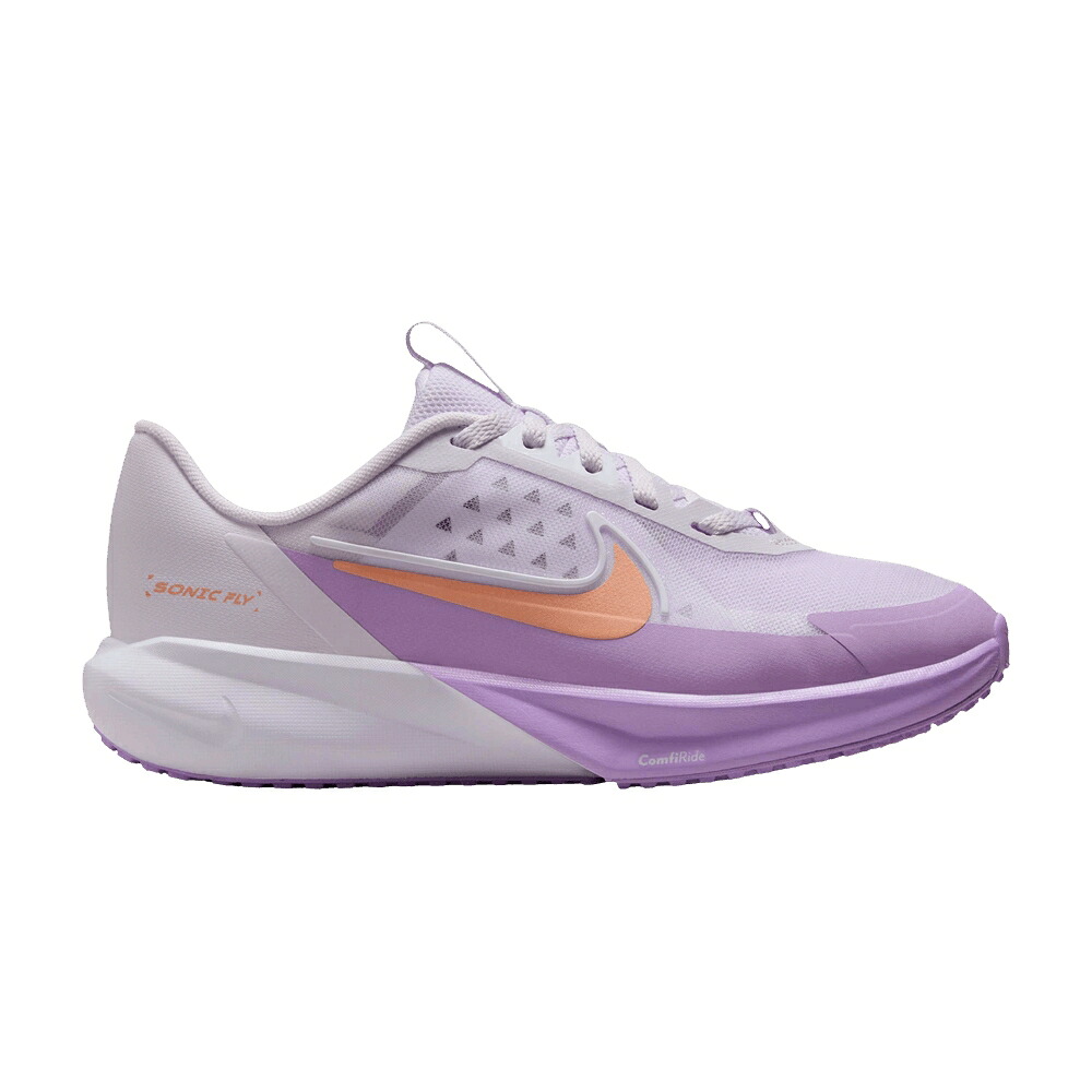 ナイキ 白色 ホワイト 紫 バイオレット 'BARELY GRAPE' ジュニア キッズ NIKE SONIC FLY GS / BARELY GRAPE WHITE VIOLET STAR ベビー マタニティ スニーカー|スニケス