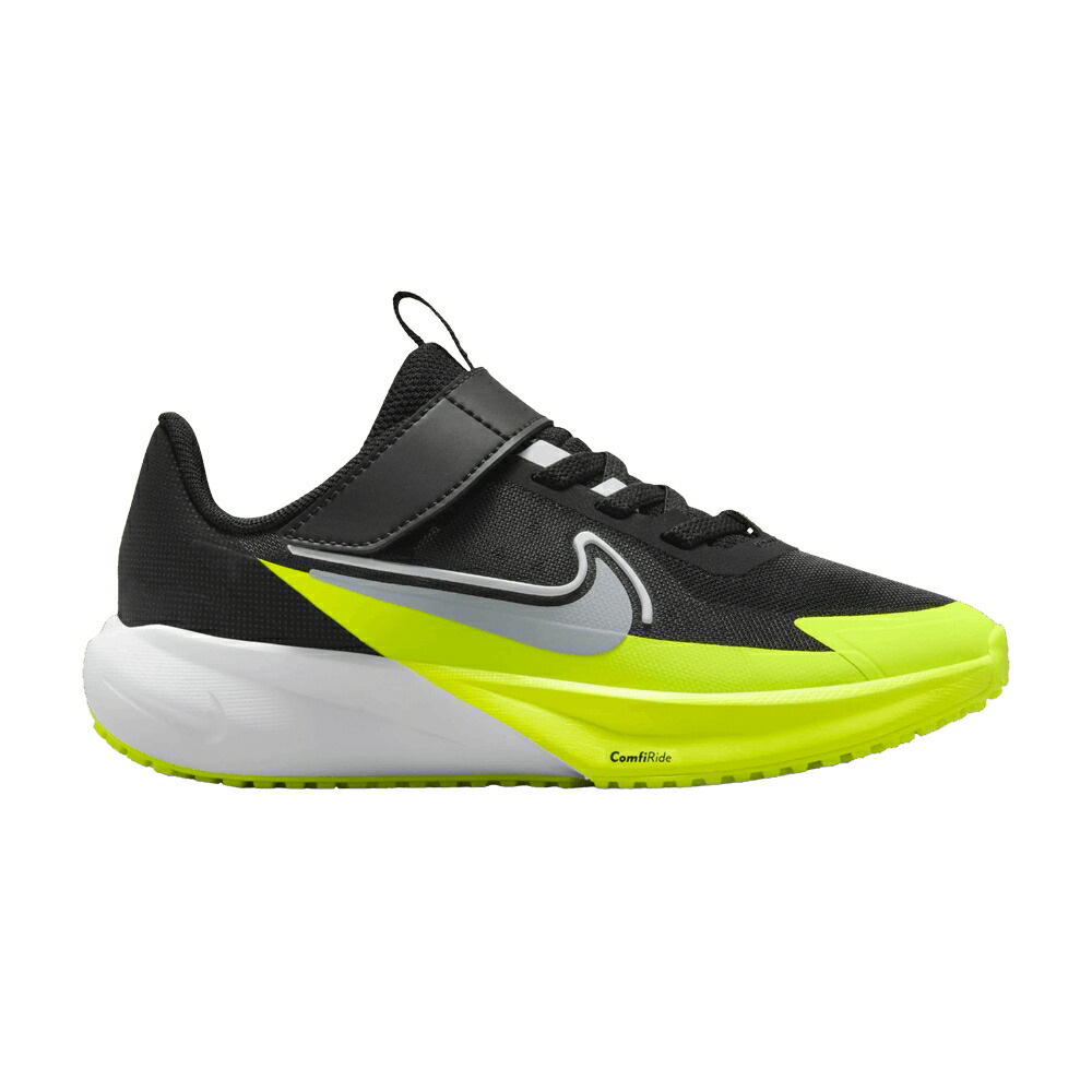 ナイキ 黒色 ブラック 白色 ホワイト 灰色 グレー 'BLACK VOLT' ジュニア キッズ NIKE SONIC FLY PS / BLACK WHITE VOLT WOLF GREY ベビー マタニティ スニーカー
