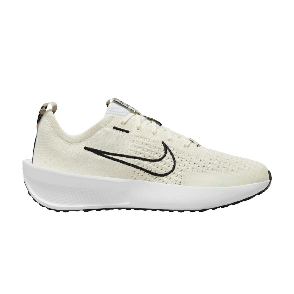 ナイキ ラン 黒色 ブラック 白色 ホワイト AIL BLACK スニーカー レディース NIKE WMNS INTERACT RUN / SAIL BLACK WHITE WHITE