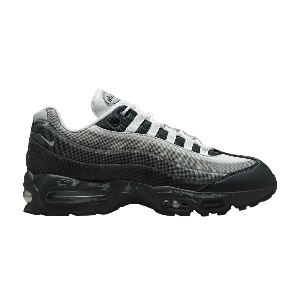 ナイキ マックス 白色 ホワイト 灰色 グレー YUGIOH! エアマックス JONOUCHI スニーカー メンズ NIKE YU-GI-OH! X AIR MAX MUSCLE 95 QS / WHITE WOLF GREY DARK SMOKE GREY