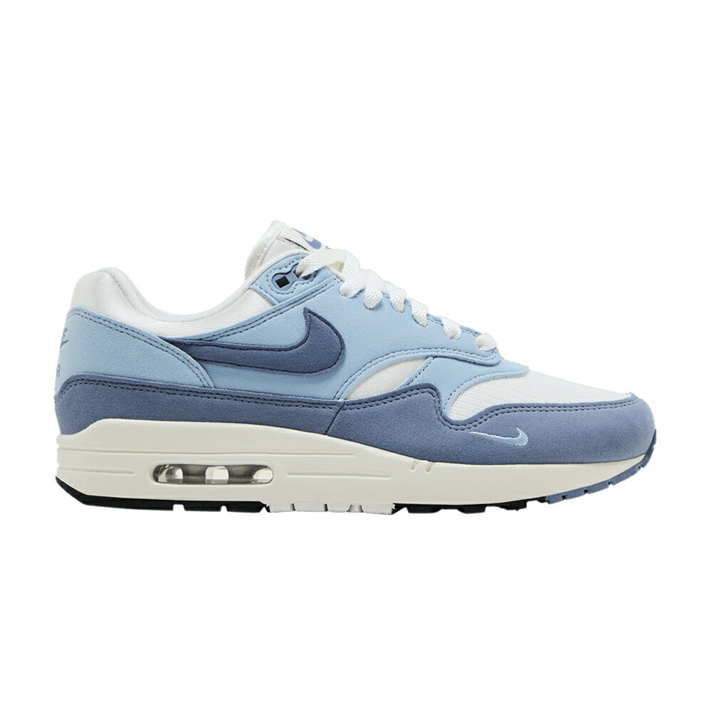 ナイキ マックス 青色 ブルー 黒色 ブラック エアマックス '87 'LIGHT BLUE' スニーカー レディース NIKE WMNS AIR MAX 1 TEXTILE ARMORY / SAIL LIGHT ARMORY BLUE BLACK