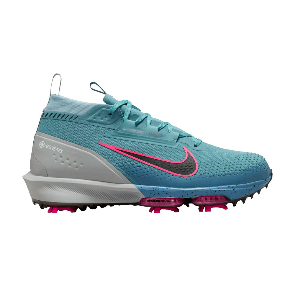 ナイキ ズーム ゴルフ ゴアテックス デニム DENIM PINK スニーカー メンズ NIKE AIR ZOOM INFINITY TOUR 2 GOLF GORE-TEX EXTRA WIDE TURQUOISE HYPER / DENIM TURQUOISE AEGEAN STORM