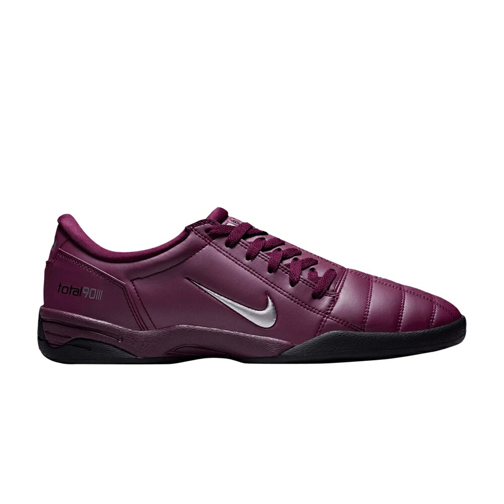 ナイキ しろがね色 しろがね色 黒いこと 黒いこと \u0027BORDEAUX\u0027 スニーカー メンズ NIKE TOTAL 90 3 SP / BORDEAUX METALLIC SILVER BLACK
