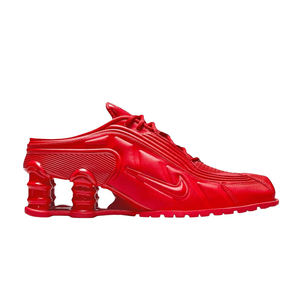 ナイキ ローズ ショックス 赤 レッド ファイア 黒色 ブラック 'FIRE BLACK' スニーカー レディース NIKE MARTINE ROSE X WMNS SHOX MULE MR4 RED / FIRE RED BLACK｜スニケス
