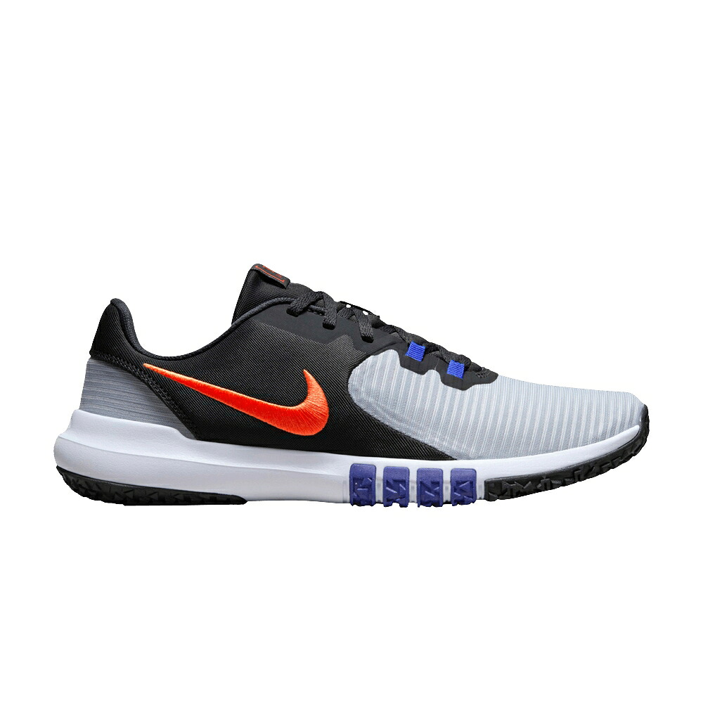 ナイキ 灰色 グレー 黒色 ブラック チーム 青色 ブルー 'WOLF ORANGE' スニーカー メンズ NIKE FLEX CONTROL 4 GREY BLACK TEAM / WOLF GREY BLACK RACER BLUE TEAM