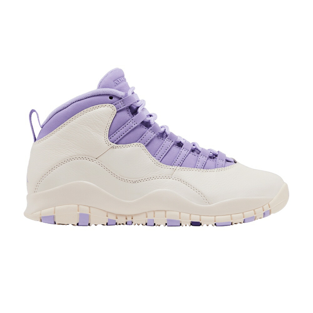 ナイキ ワイルド エアジョーダン \u0027HYDRANGEAS\u0027 スニーカー レディース AIR JORDAN WMNS AIR JORDAN 10 RETRO / CHALK HYDRANGEAS WILD GRAPE