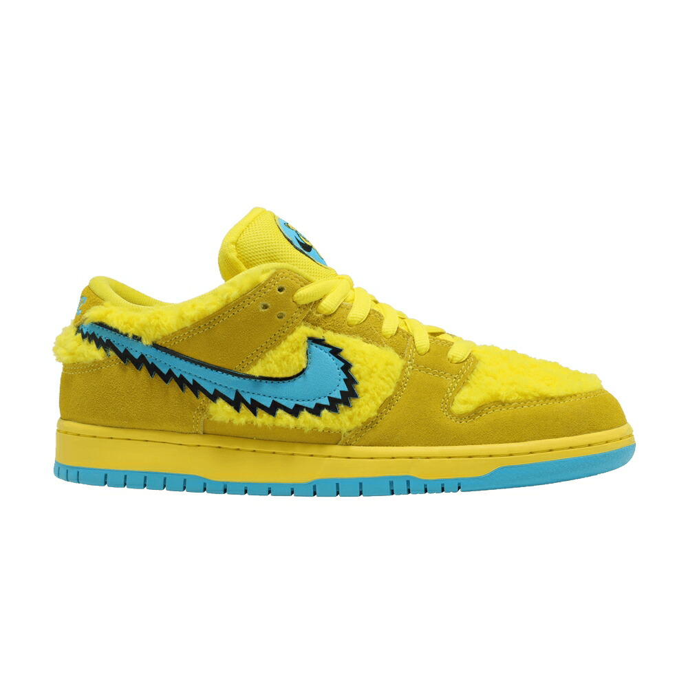 ナイキ ダンク エスビー 黄色 イエロー 青色 ブルー ダンクロー YELLOW BEAR スニーカー メンズ NIKE GRATEFUL DEAD X DUNK LOW SB / OPTI YELLOW BLUE FURY