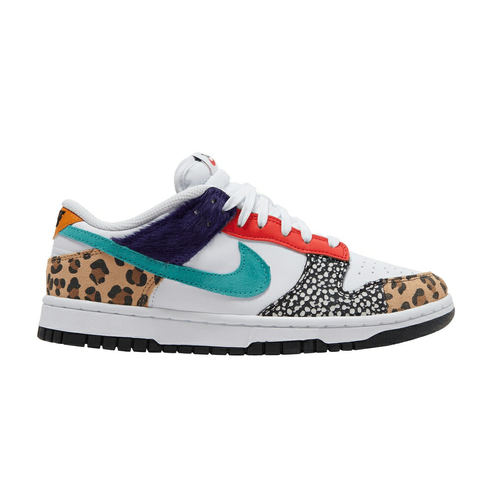 ナイキ ダンク 白いこと 白いこと 紫 パープル ダンクロー \u0027SAFARI MIX\u0027 スニーカー レディース NIKE WMNS DUNK LOW SE / WHITE WASHED TEAL ELECTRO PURPLE