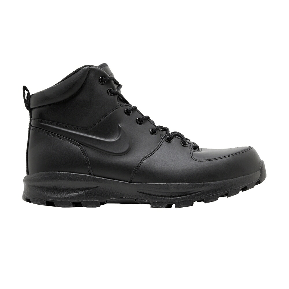 ナイキ マノア なめし革 黒いこと 黒いこと \u0027BLACK\u0027 スニーカー メンズ NIKE MANOA LEATHER / BLACK BLACK BLACK メンズ靴-靴