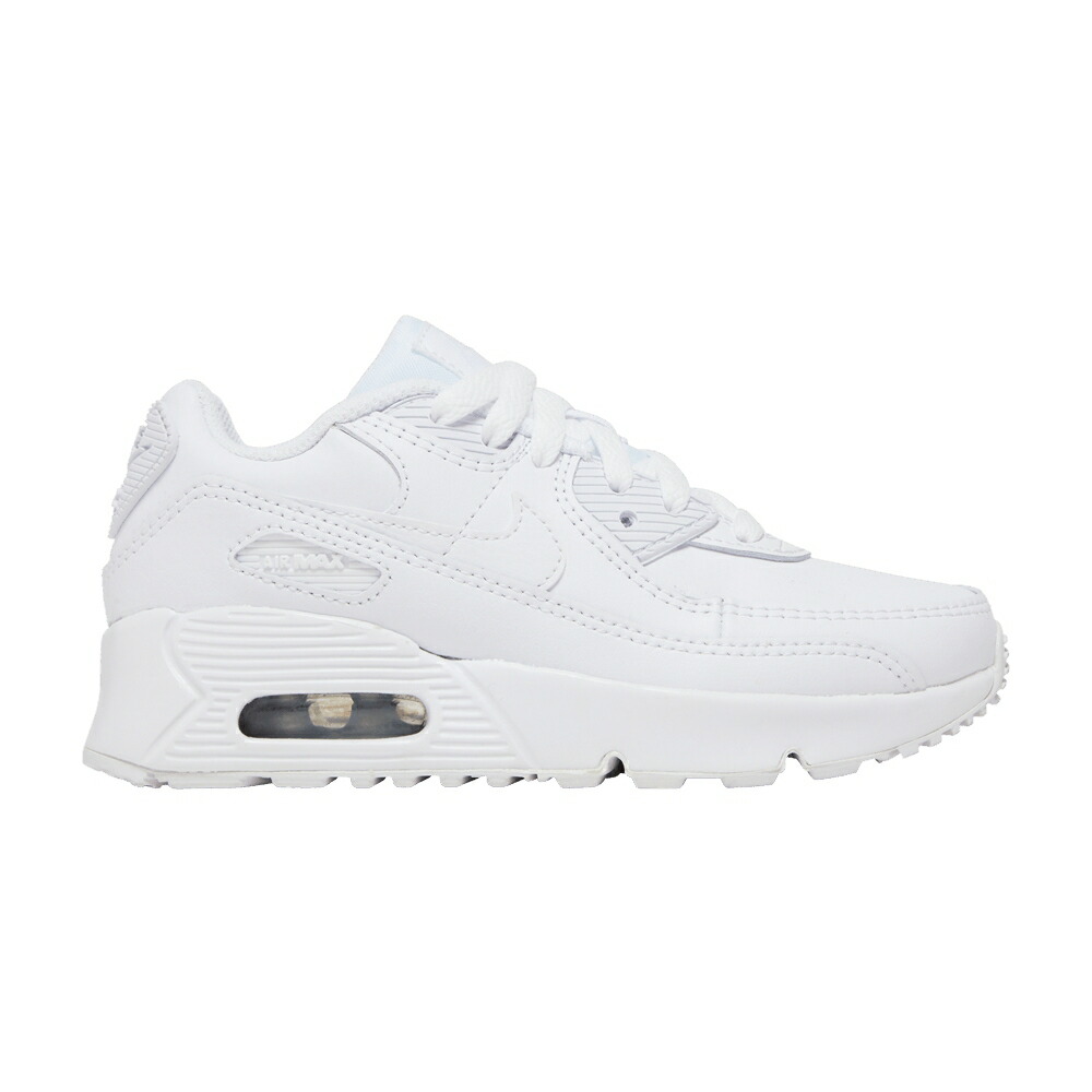 ナイキ マックス 白色 ホワイト 銀色 シルバー エアマックス 'TRIPLE WHITE' ジュニア キッズ NIKE AIR MAX 90 PS / WHITE METALLIC SILVER WHITE ベビー マタニティ スニーカー