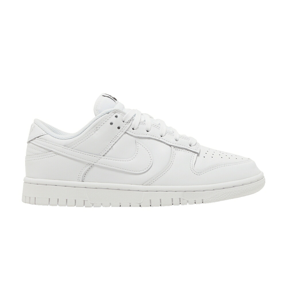 ナイキ ダンク 白いこと 白いこと ダンクロー \u0027TRIPLE WHITE\u0027 スニーカー レディース NIKE WMNS DUNK LOW / WHITE WHITE WHITE