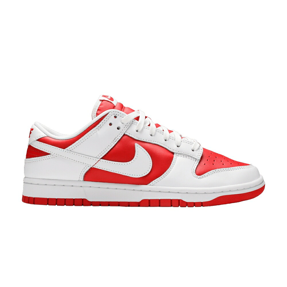 ナイキ ダンク 赤 赤いこと 白いこと 白いこと ダンクロー \u0027CHAMPIONSHIP RED\u0027 スニーカー メンズ NIKE DUNK LOW / UNIVERSITY RED WHITE TOTAL
