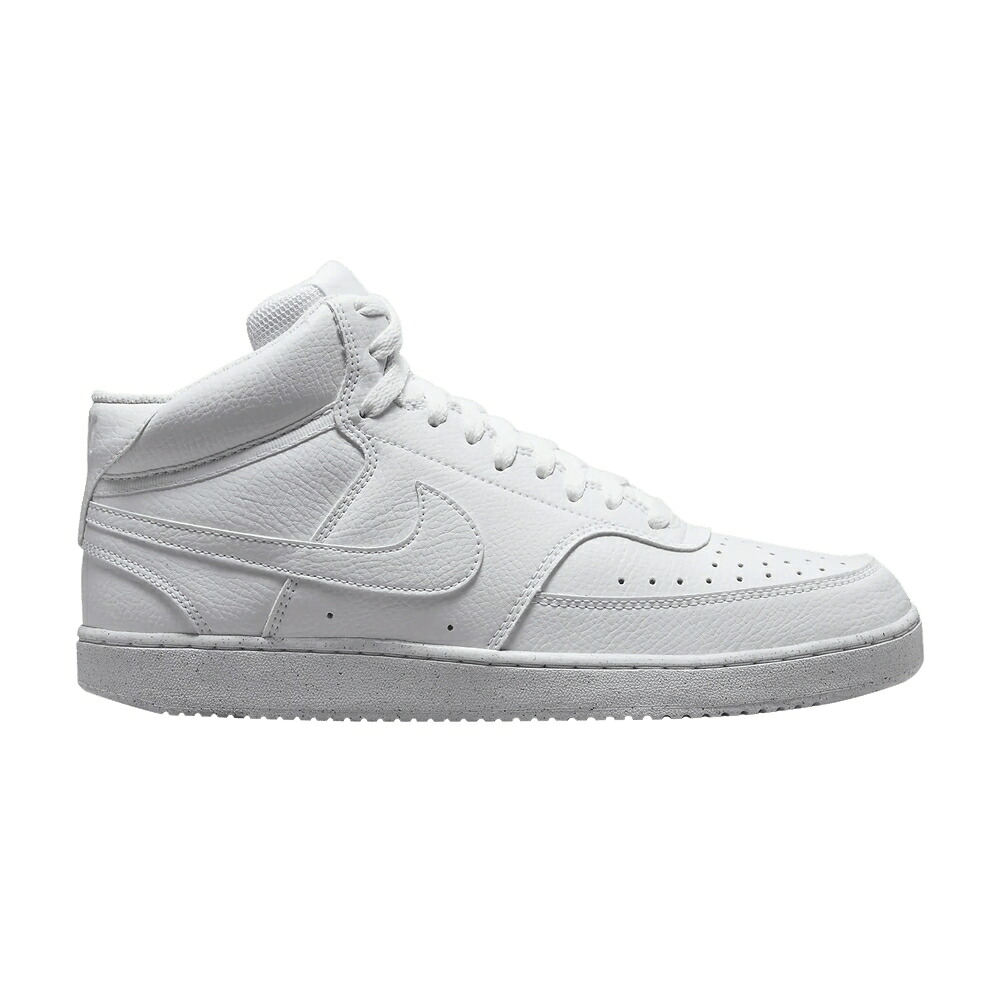ナイキ 厚地の外套 ミッド 白いこと 白いこと \u0027TRIPLE WHITE\u0027 スニーカー メンズ NIKE COURT VISION MID NEXT NATURE / WHITE WHITE WHITE
