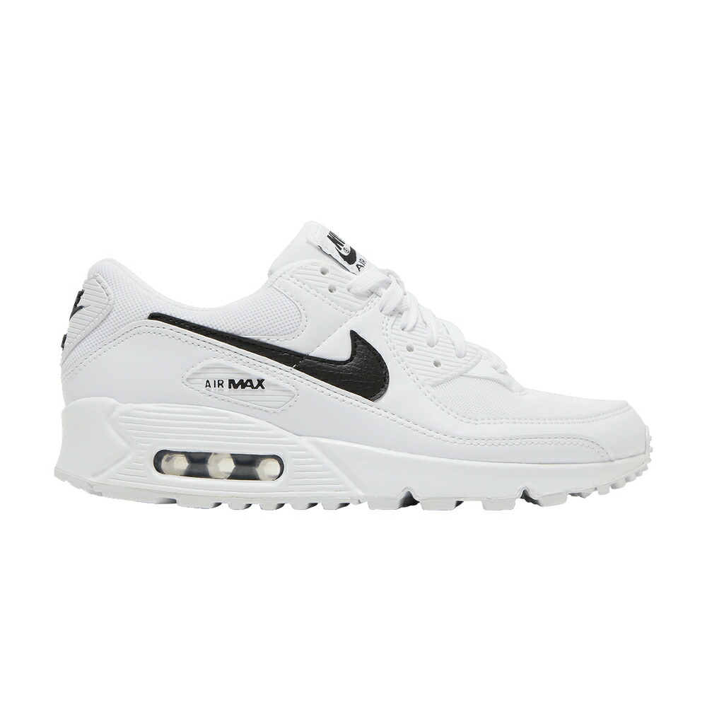 ナイキ マックス 白色 ホワイト 黒色 ブラック エアマックス WHITE BLACK スニーカー レディース NIKE WMNS AIR MAX 90 / WHITE WHITE BLACK