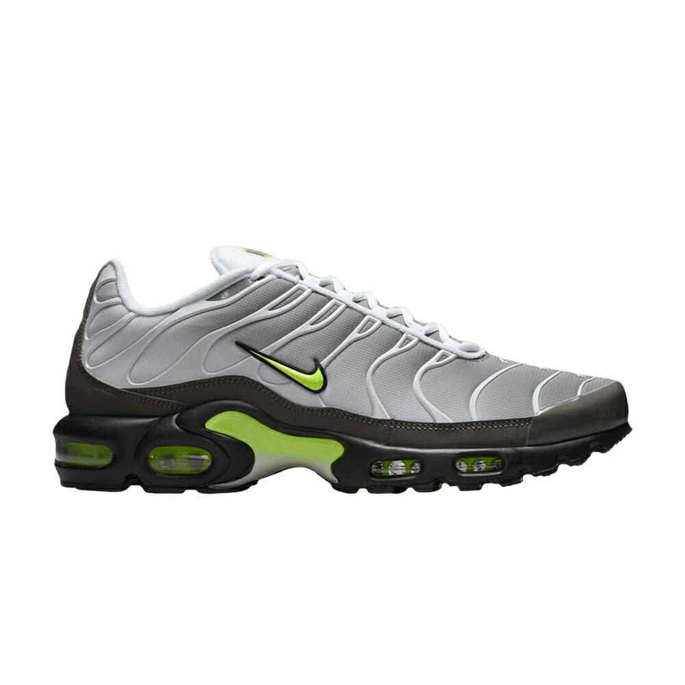 ナイキ マックス パール 灰色 グレー 白色 ホワイト 黒色 ブラック エアマックスプラス 'WHITE NEON' スニーカー メンズ NIKE AIR MAX PLUS PEARL GREY / WHITE PEARL GREY BLACK NEON 53,460円