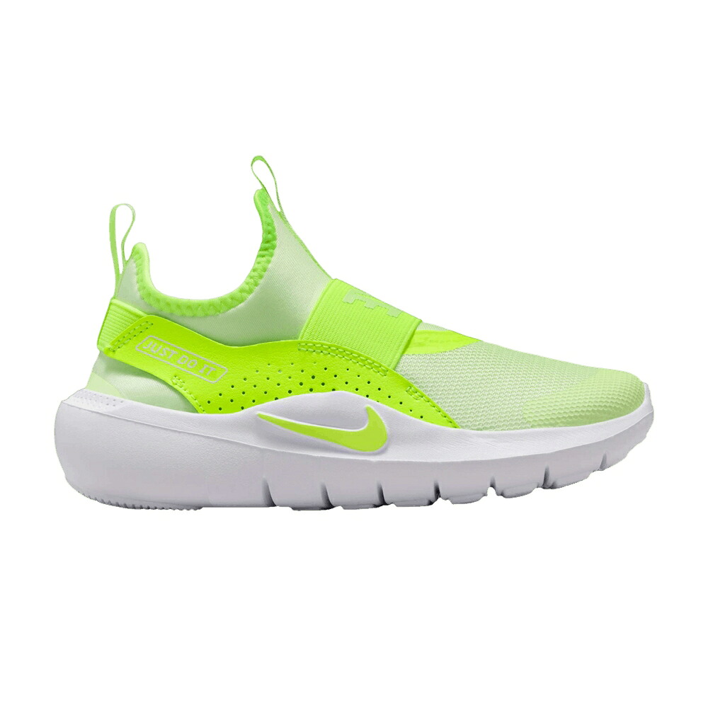 ナイキ 白色 ホワイト 'BARELY VOLT' ジュニア キッズ NIKE FLEX RUNNER 4 PS / BARELY VOLT WHITE VOLT ベビー マタニティ スニーカー